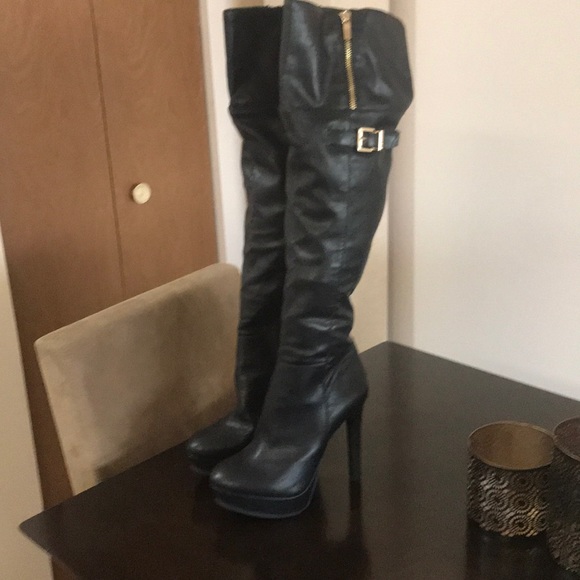 BCBGeneration Shoes - Over the knee boots. From top to bottom 24in